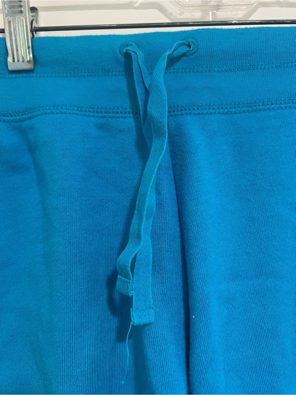 Justice Bright Blue Drawstring Girls' Shorts, size 12